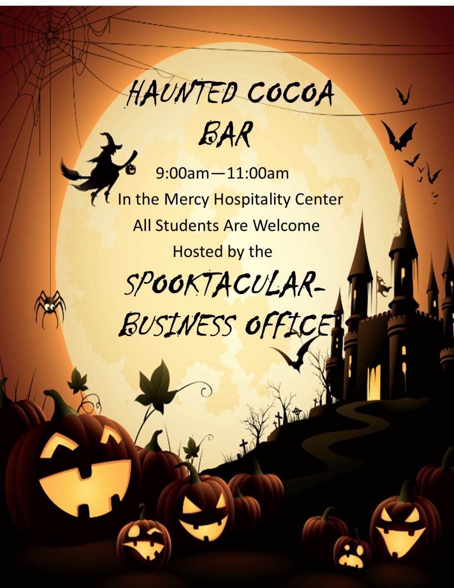 Haunted Cocoa Bar with the Spooktacular Business Office