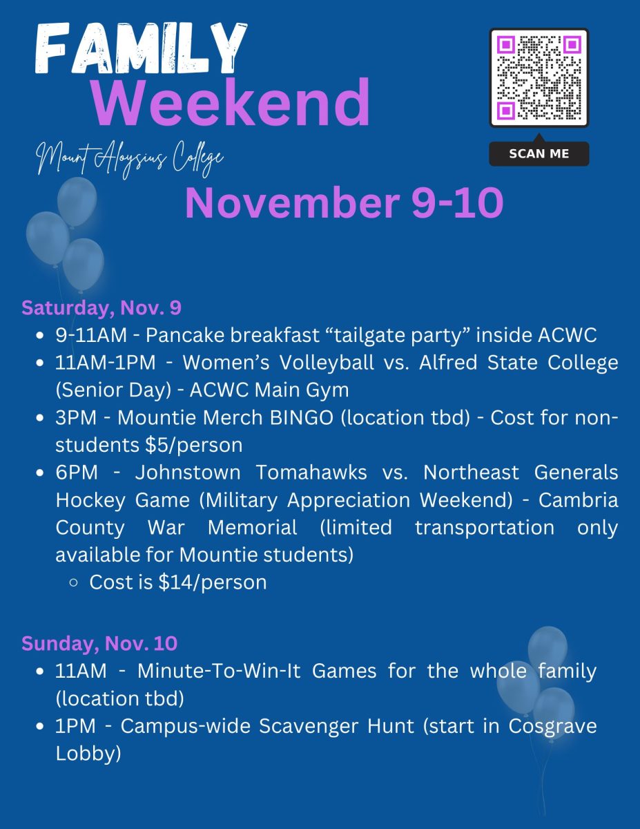 FAMILY WEEKEND November 9-10, 2024