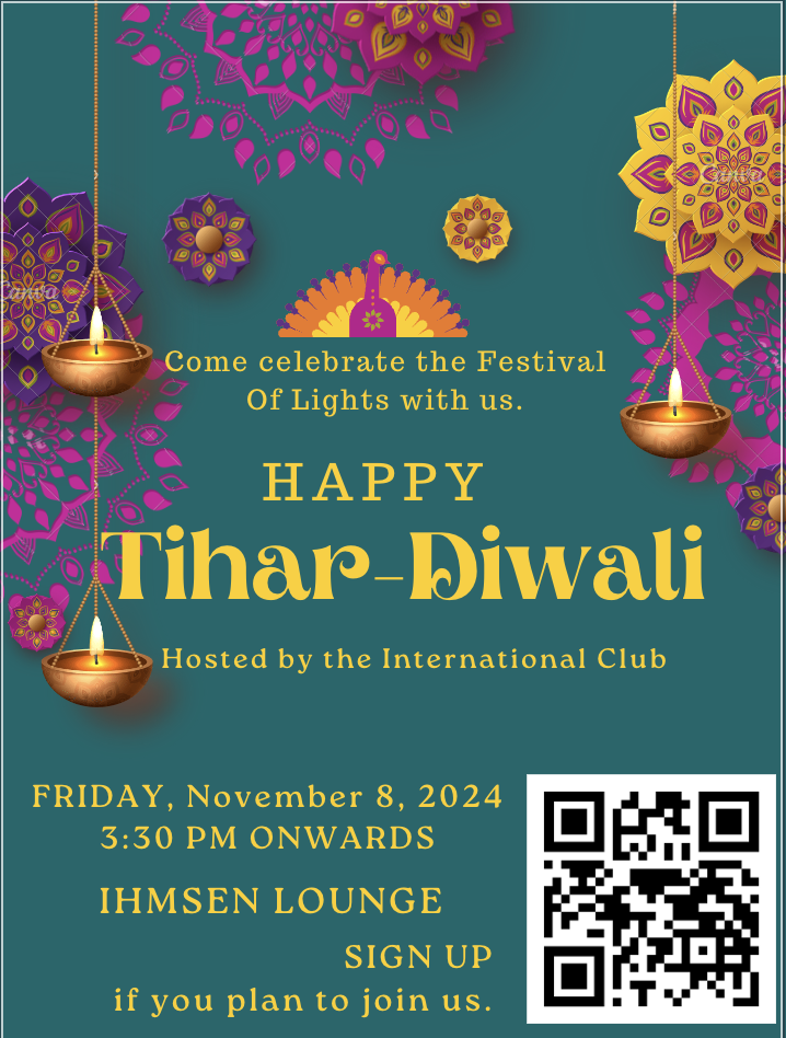 Celebrate Tihar & Diwali with International Club