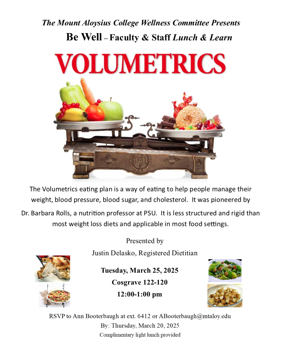 Faculty & Staff Lunch & Learn - Volumetrics Eating Plan