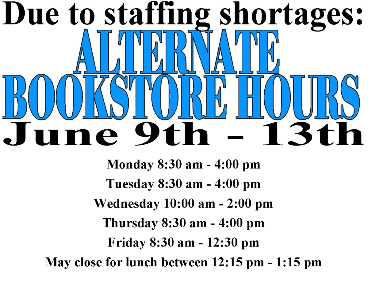 Alternate Bookstore Hours