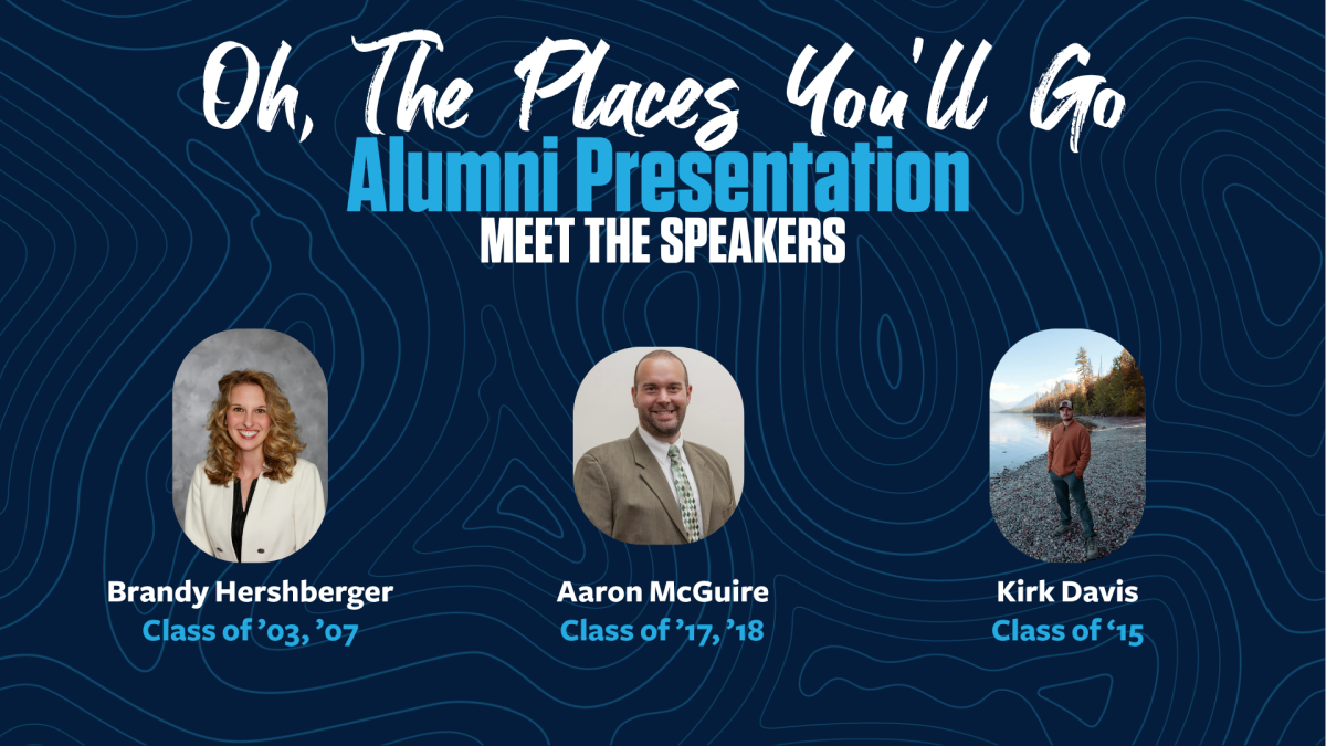 Join us for the Oh the Places You'll Go Alumni Presentation!