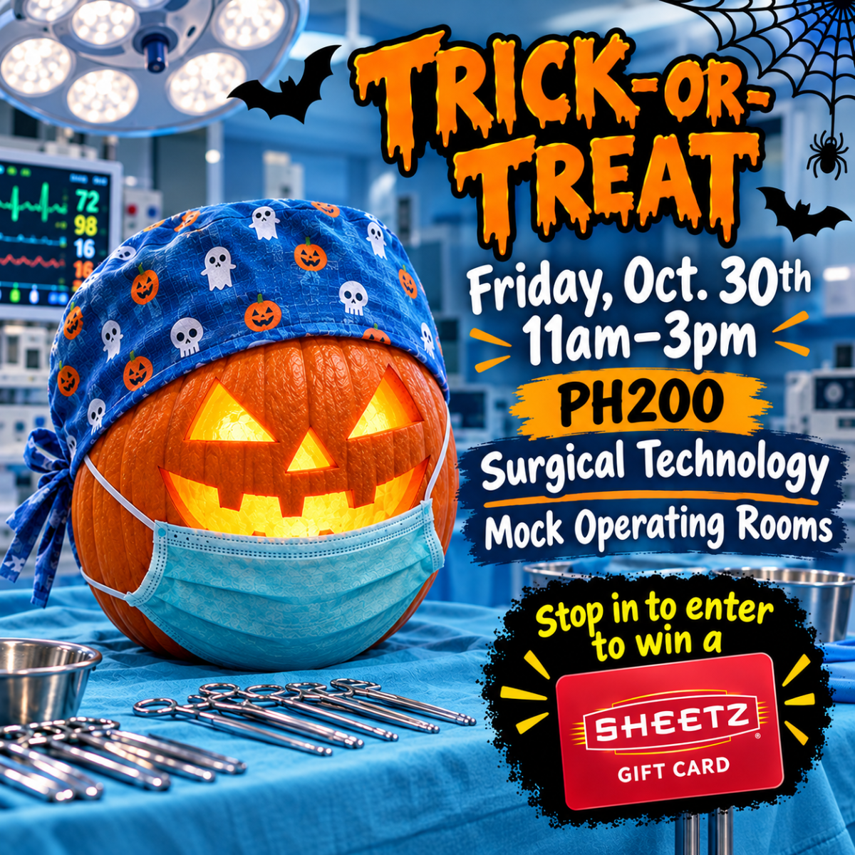 Trick-or-Treat in the Surgical Technology Mock Operating Rooms